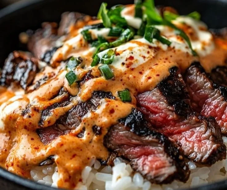 Korean BBQ Steak Rice Bowls