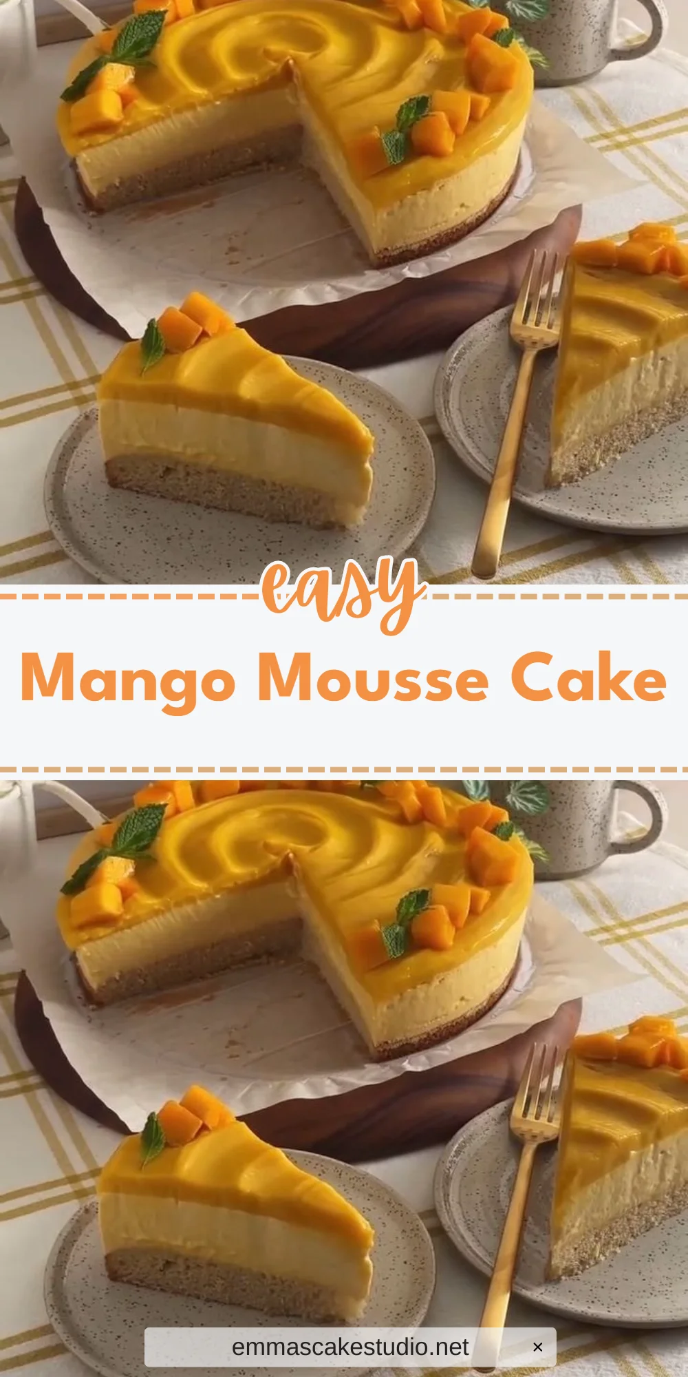 Mango Mousse Cake