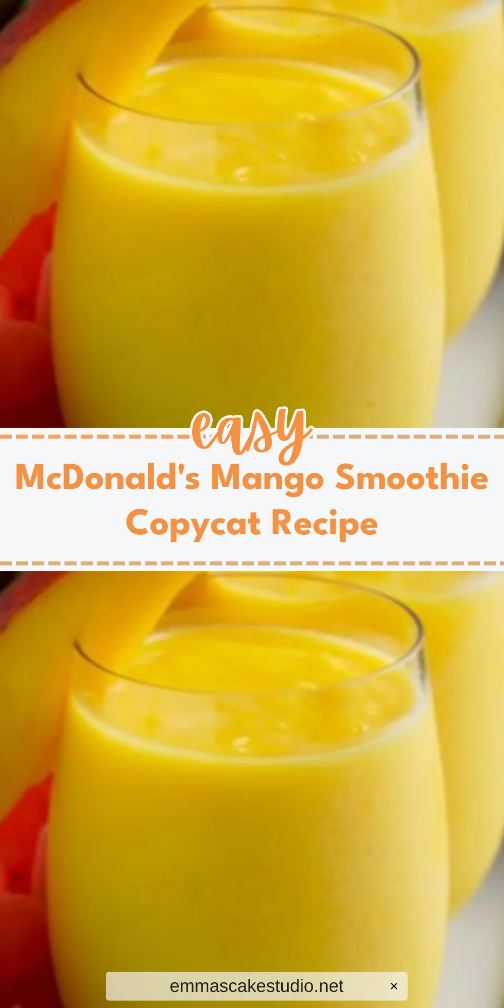 McDonald's Mango Smoothie Copycat Recipe