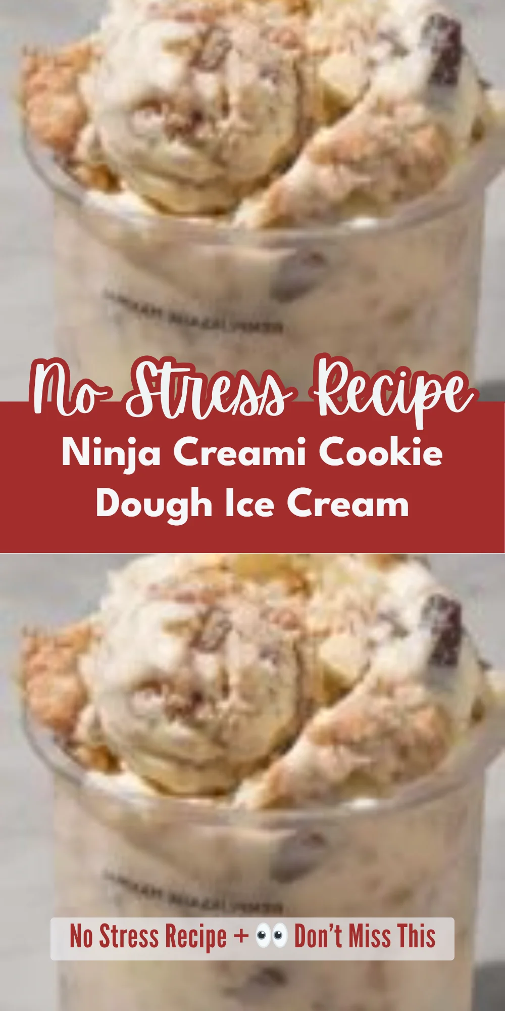 Ninja Creami Cookie Dough Ice Cream