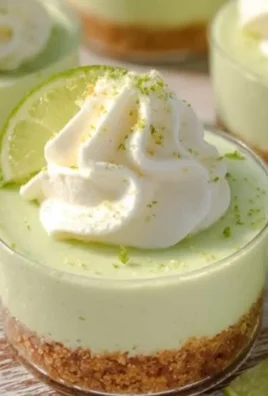 No-Bake Key Lime Cheesecake Cups in a serving dish