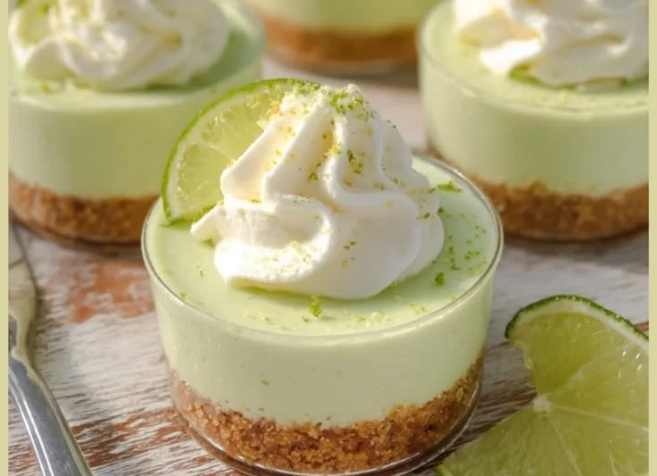 No-Bake Key Lime Cheesecake Cups