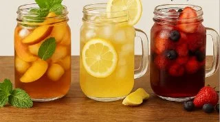 Peach Mint Iced Tea