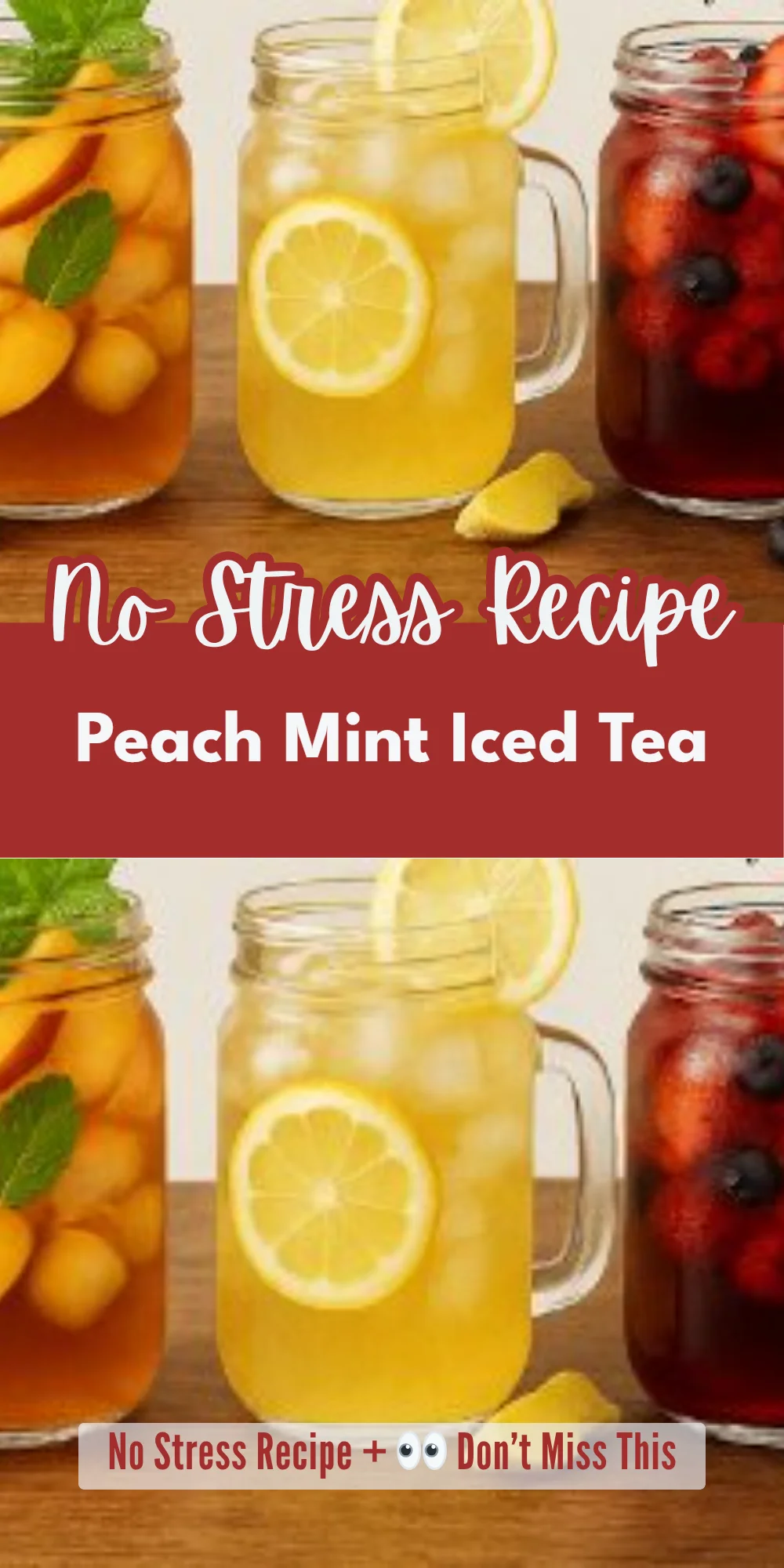 Peach Mint Iced Tea