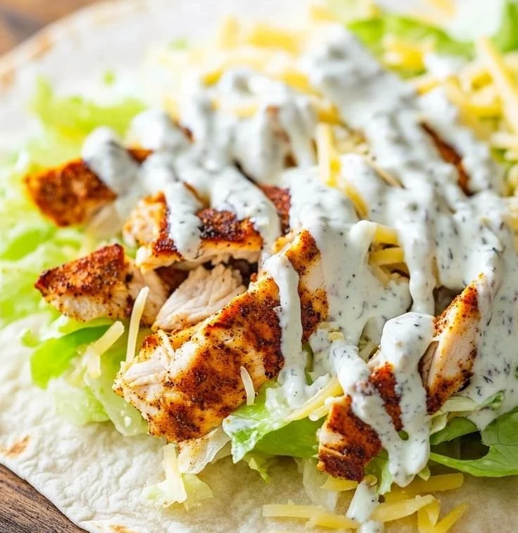 Quick Grilled Chicken Wraps