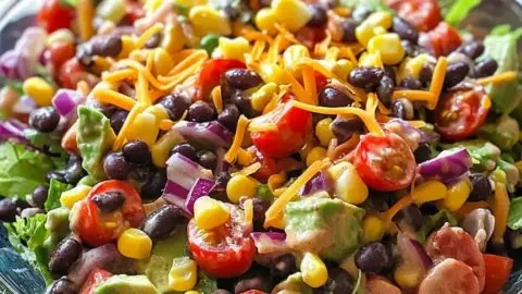 Satisfy Your Cravings with Savory Cowboy Salad Delight