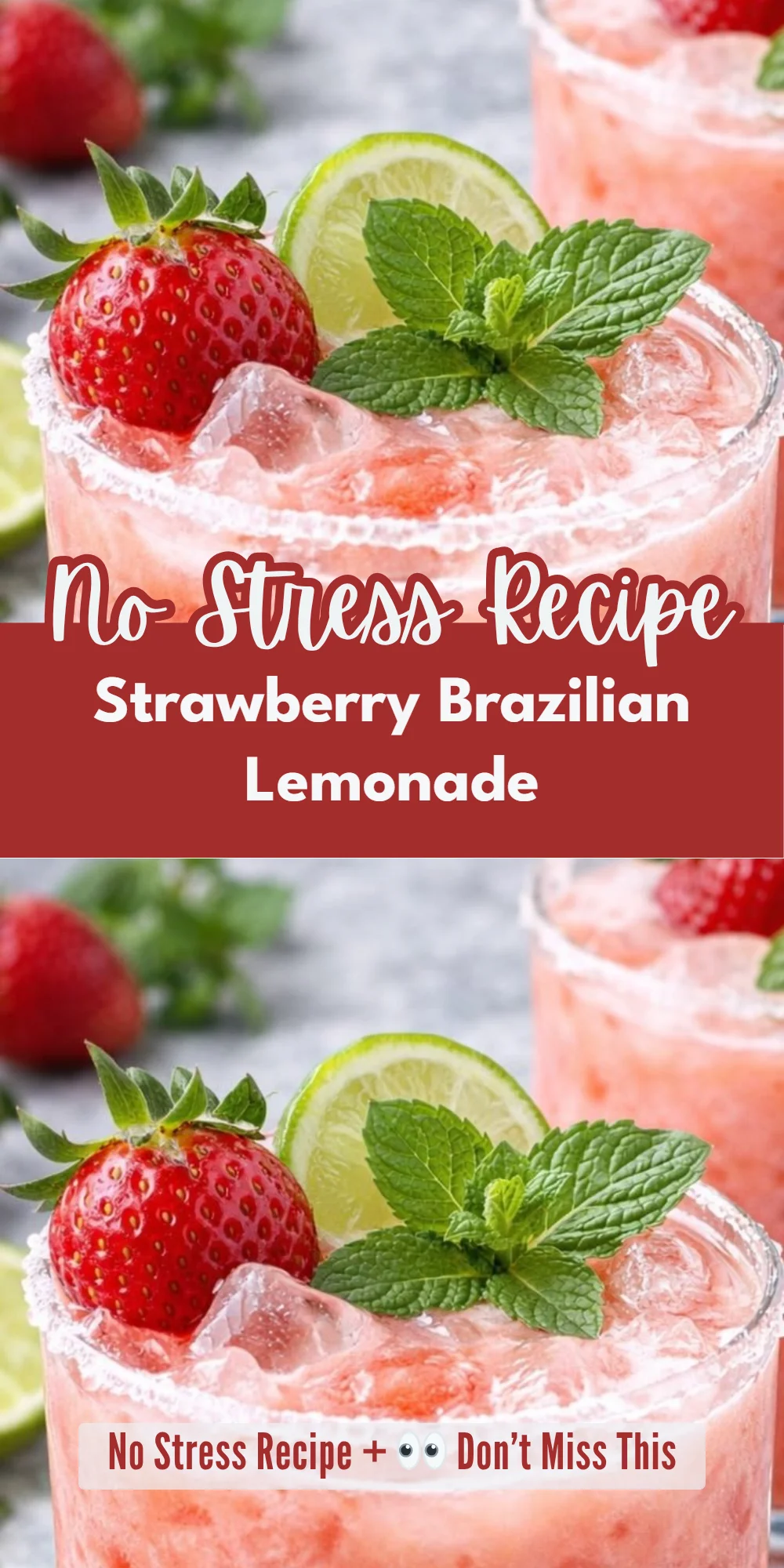 Strawberry Brazilian Lemonade