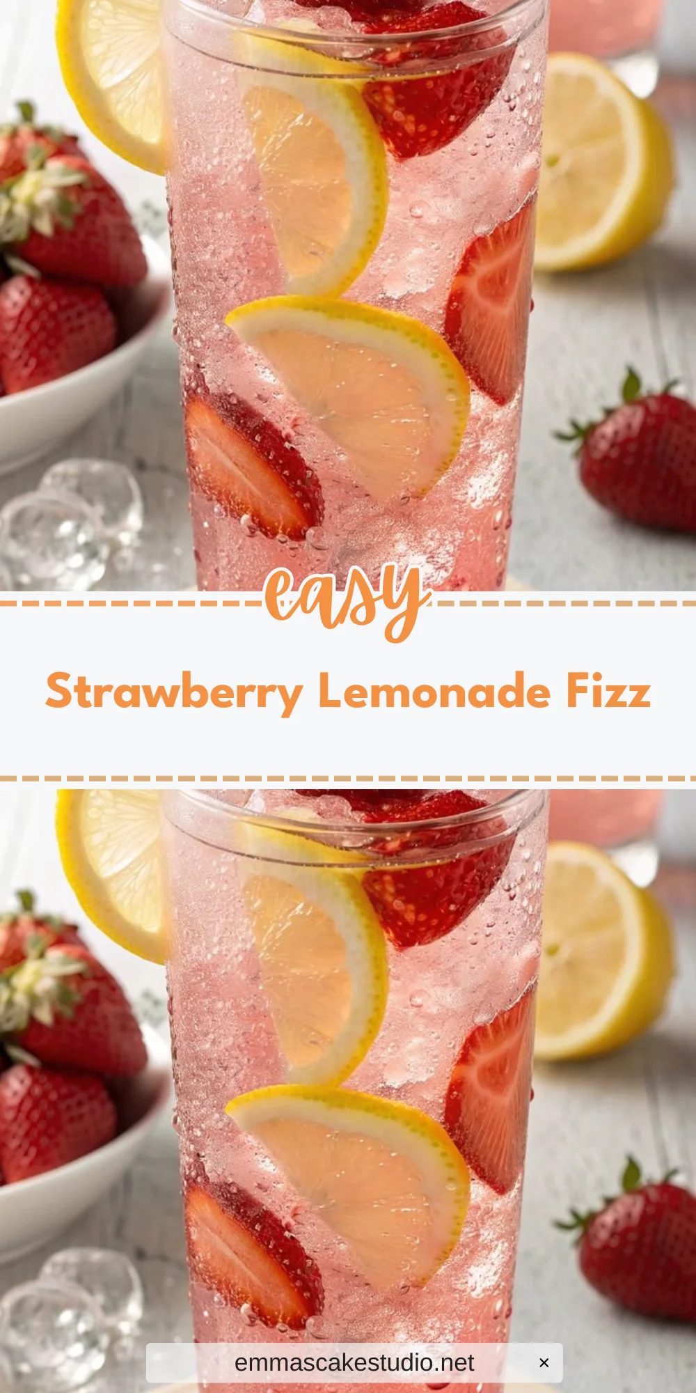 Strawberry Lemonade Fizz