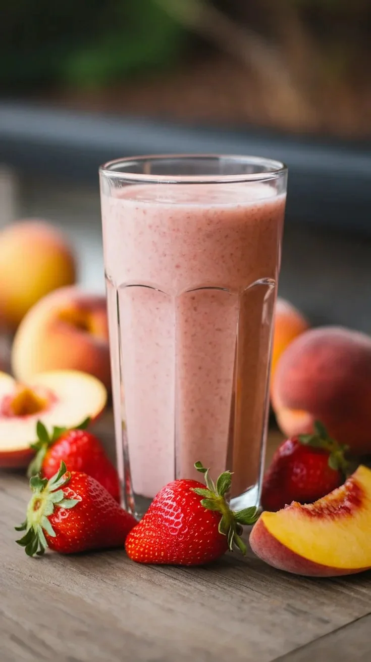 Strawberry Peach Smoothie