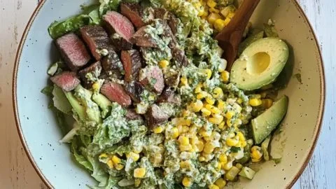 Summer Steak and Grilled Corn Salad