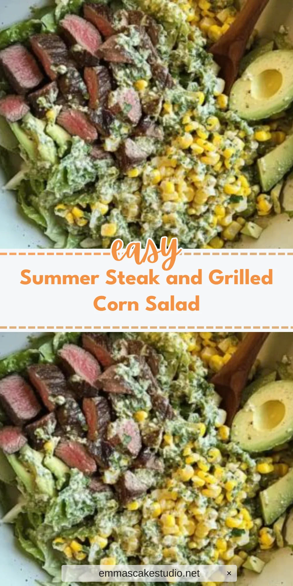 Summer Steak and Grilled Corn Salad