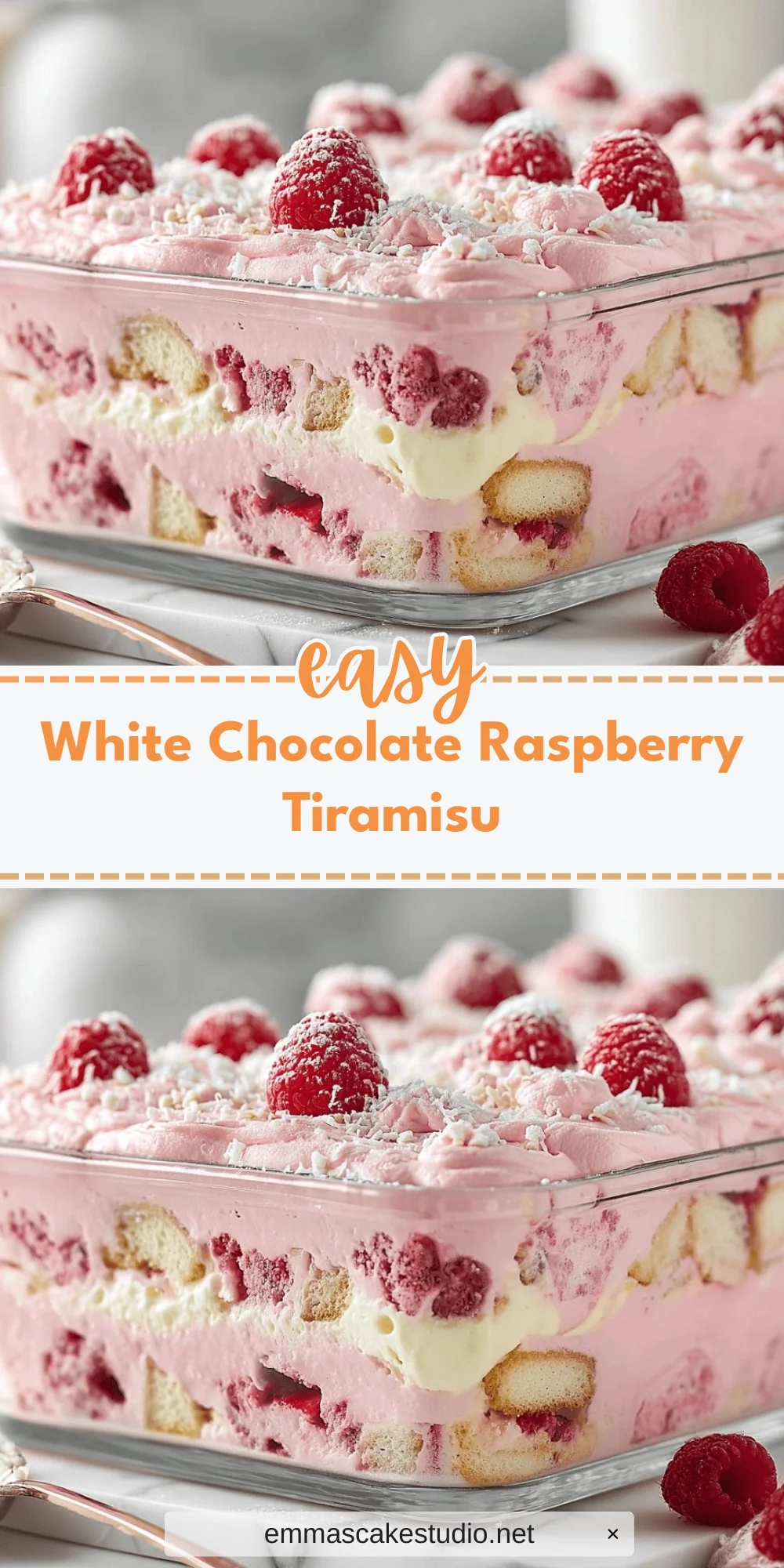 White Chocolate Raspberry Tiramisu