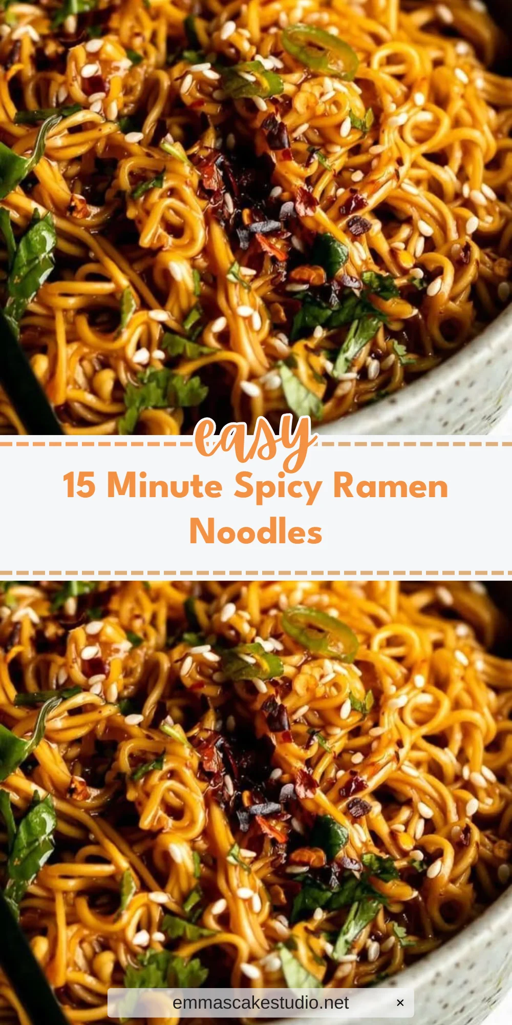 15 Minute Spicy Ramen Noodles