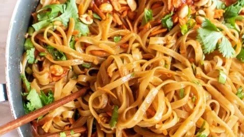 20 Minute Sweet and Spicy Noodles