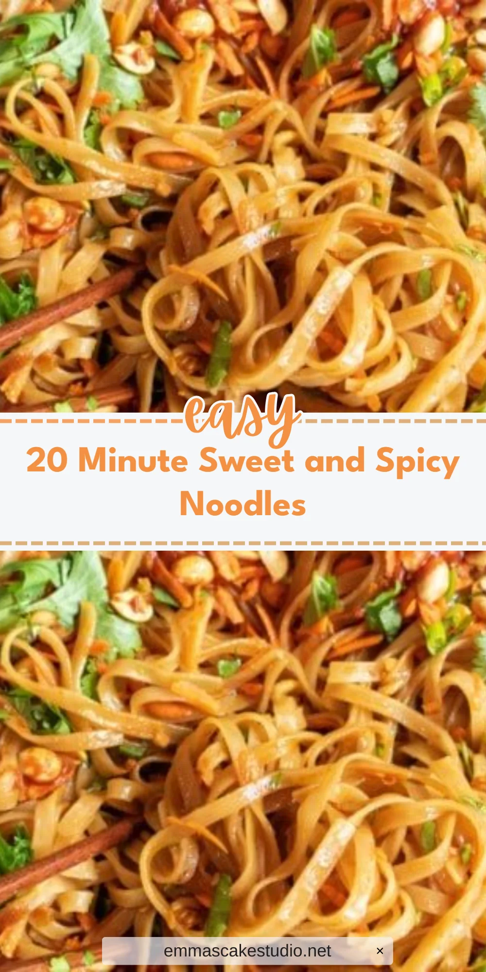 20 Minute Sweet and Spicy Noodles