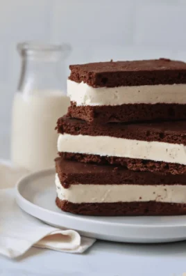 A delicious Chocolate Sourdough Ice Cream Sandwich on a plate