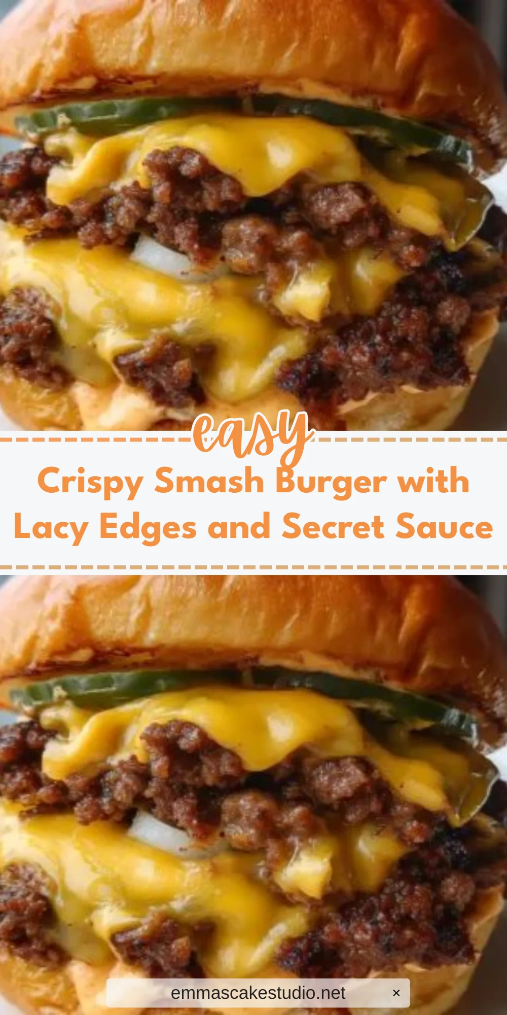 Crispy Smash Burger with Lacy Edges and Secret Sauce
