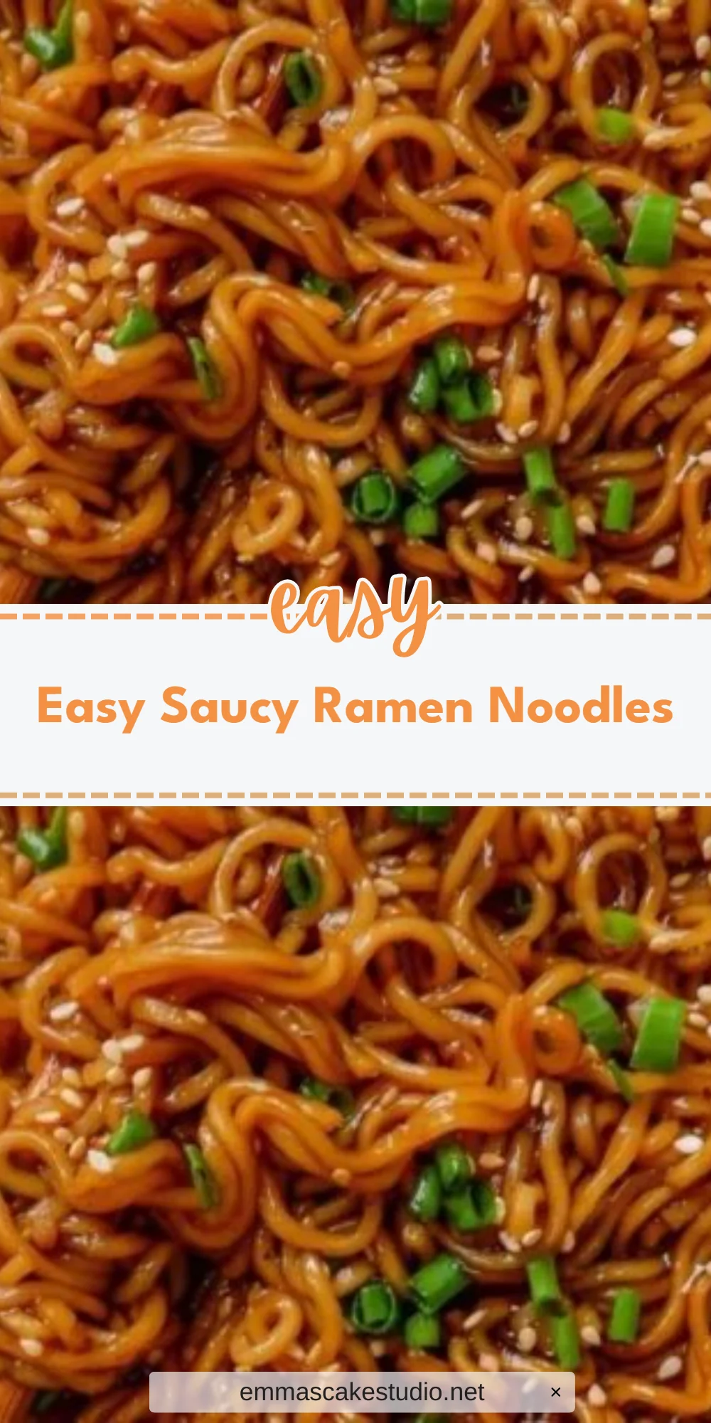 Easy Saucy Ramen Noodles