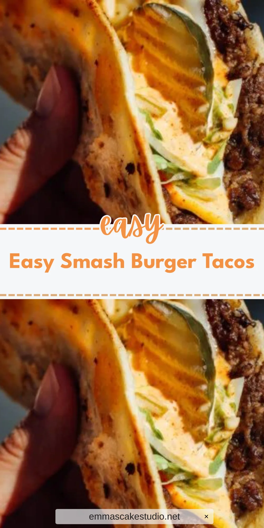 Easy Smash Burger Tacos
