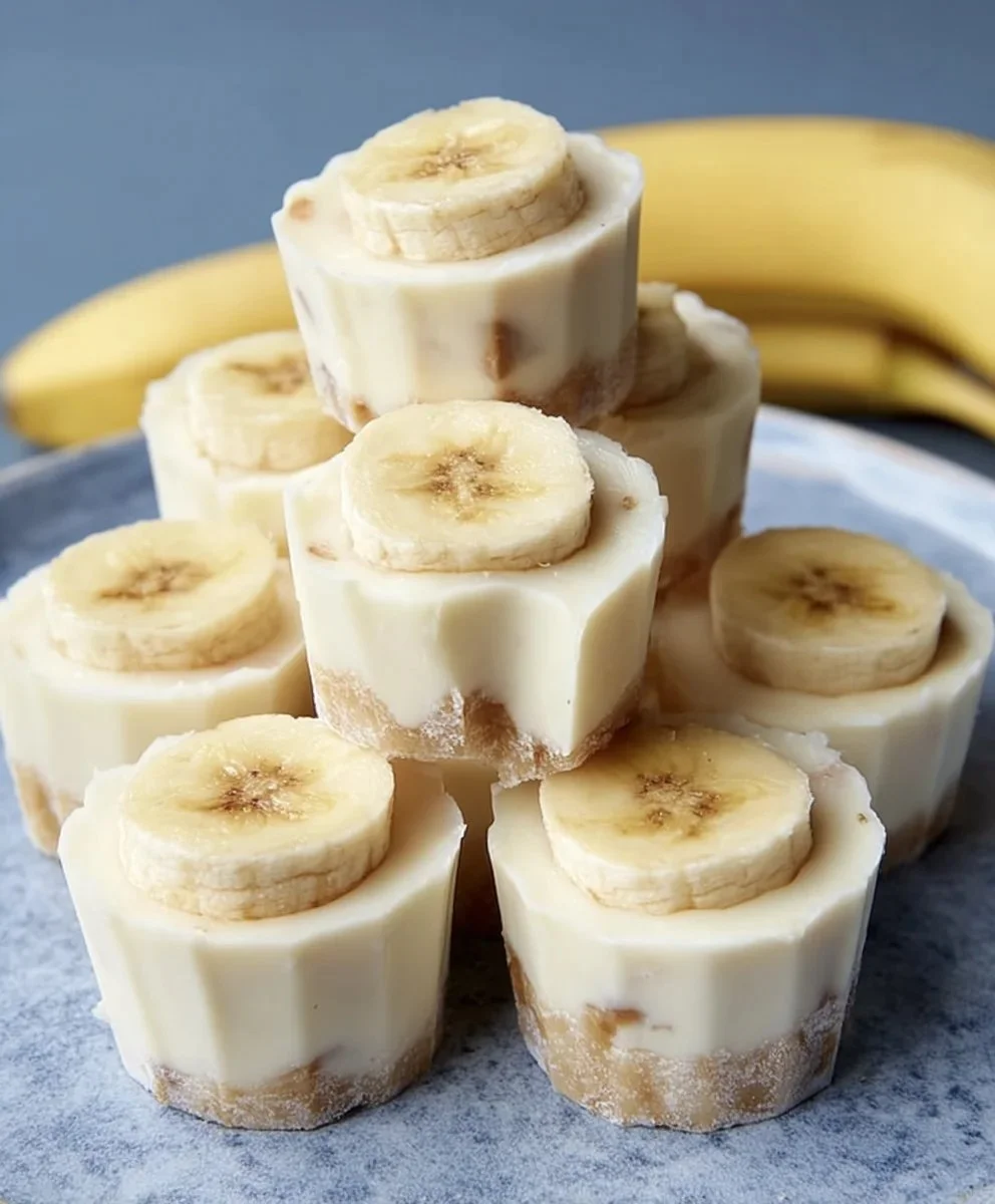 Frozen Banana Yogurt Bites