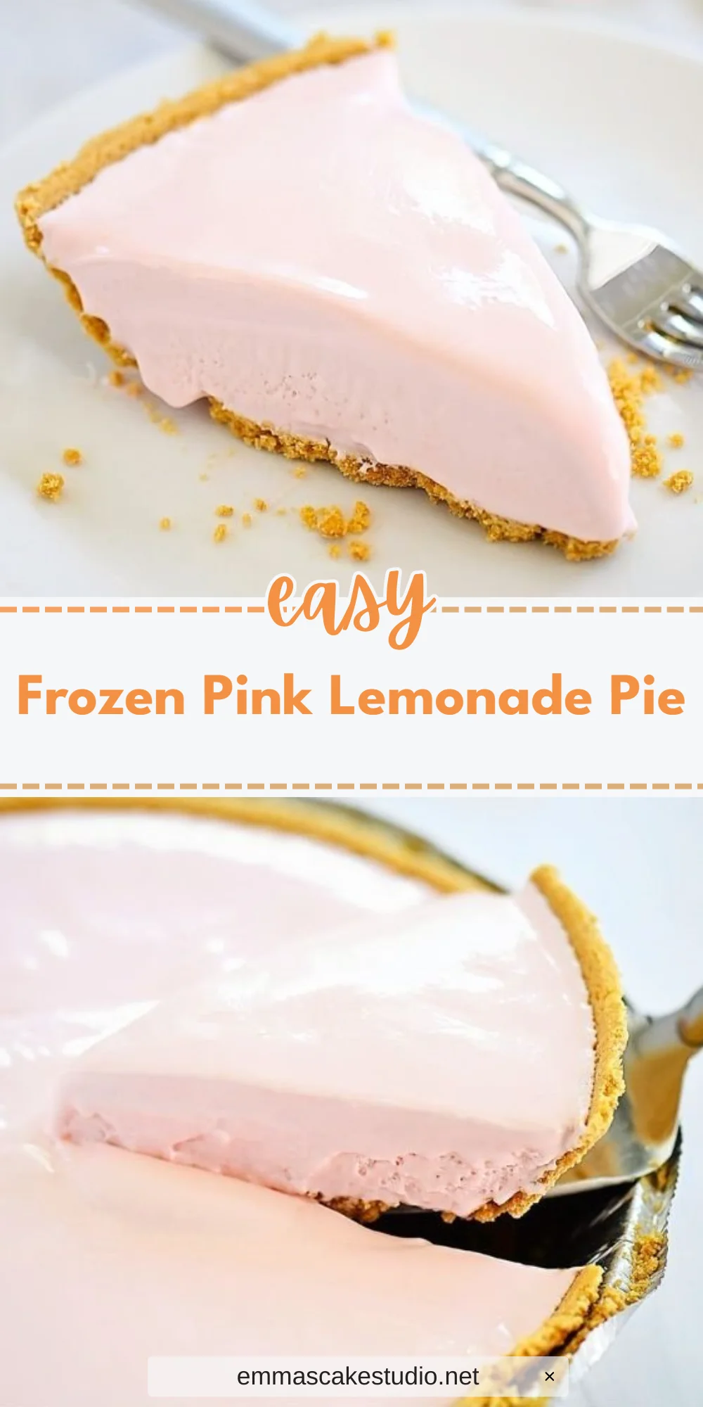 Frozen Pink Lemonade Pie