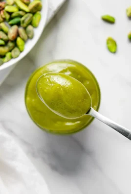 Homemade vegan pistachio cream made with 4 simple ingredients