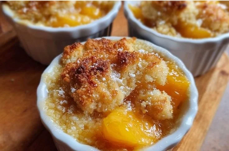 Mini Peach Cobblers