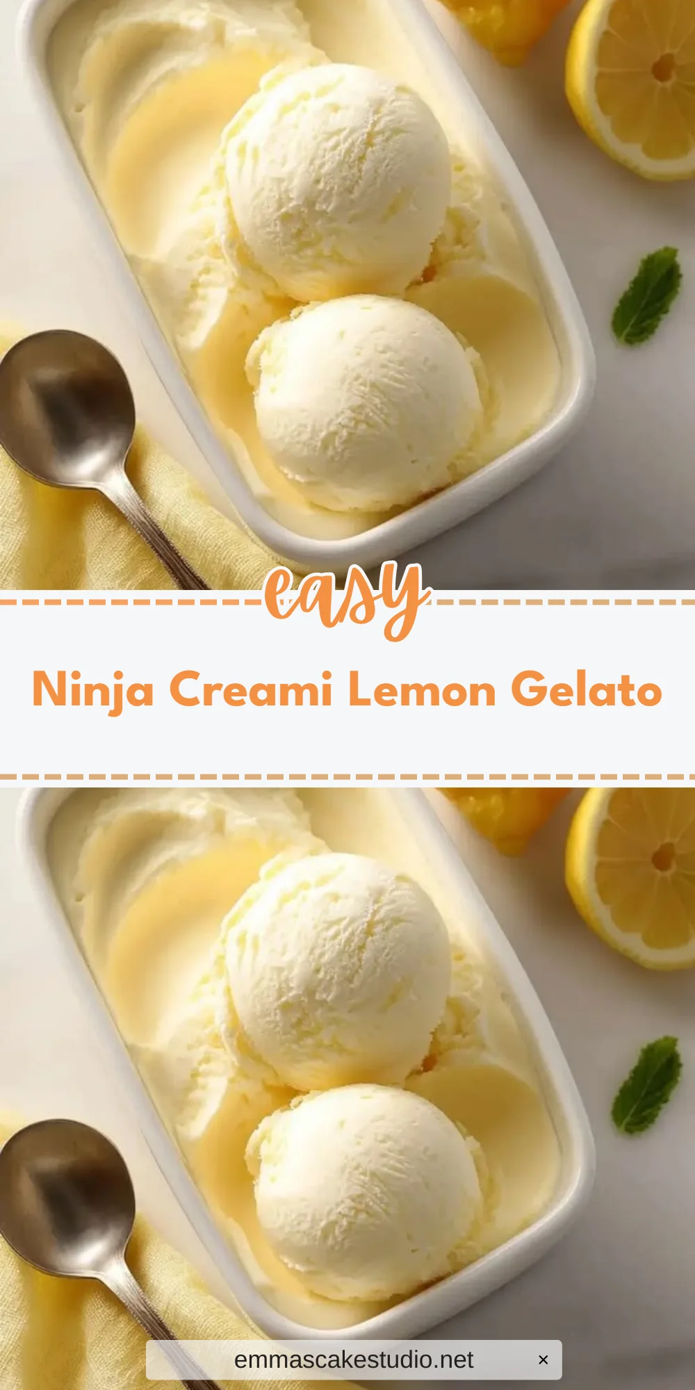Ninja Creami Lemon Gelato