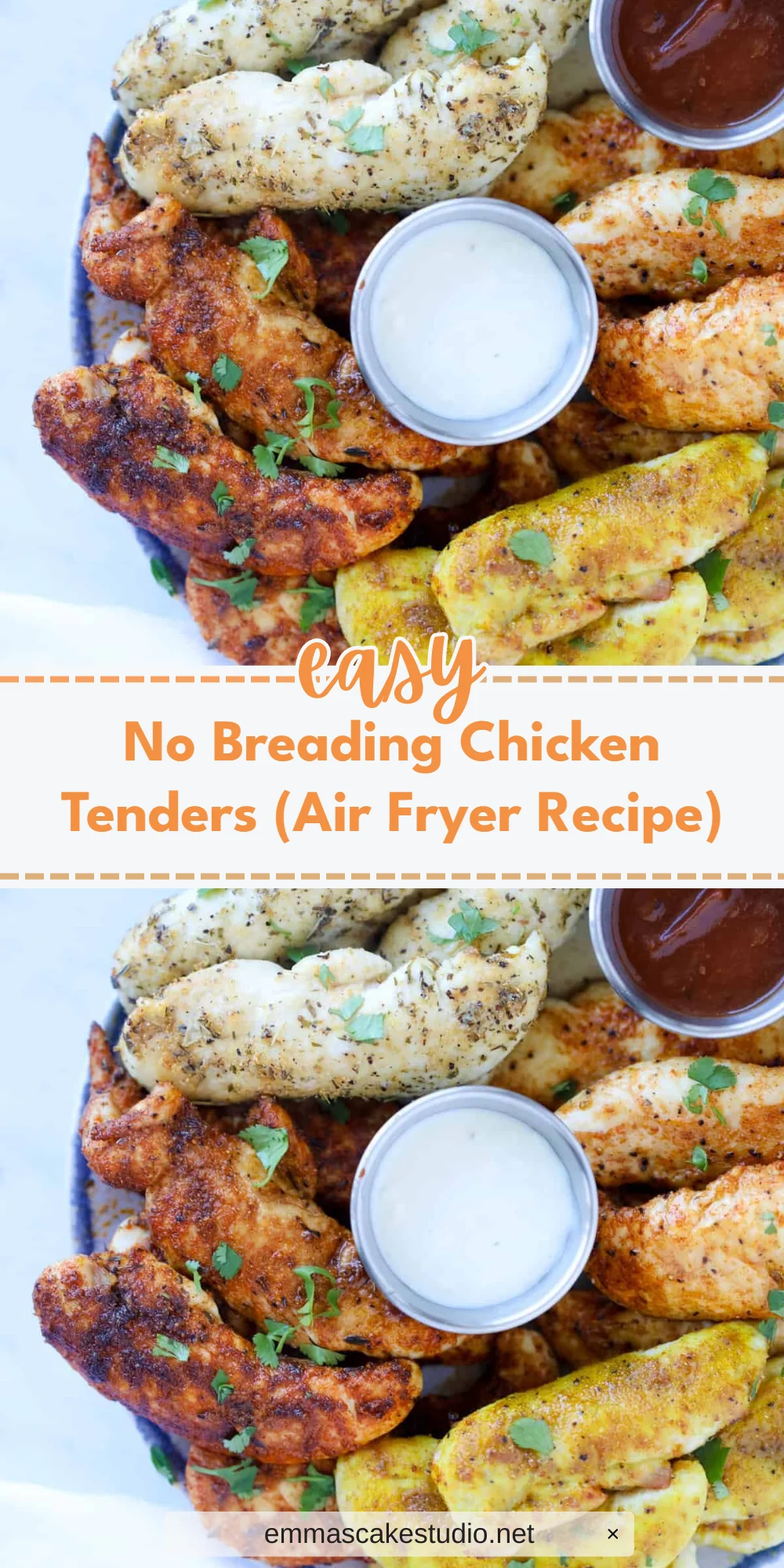 No Breading Chicken Tenders (Air Fryer Recipe)