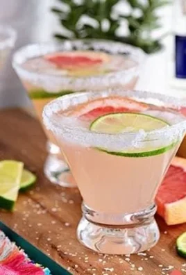 Paloma Cocktail with tequila and grapefruit served in a glass