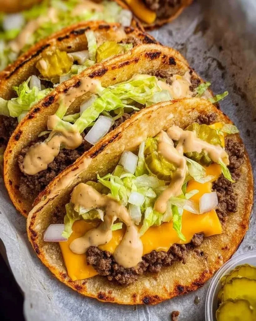 Smash Burger Tacos