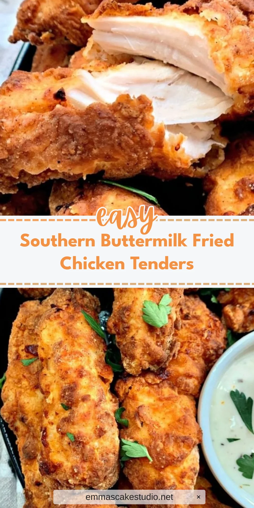 Southern Buttermilk Fried Chicken Tenders