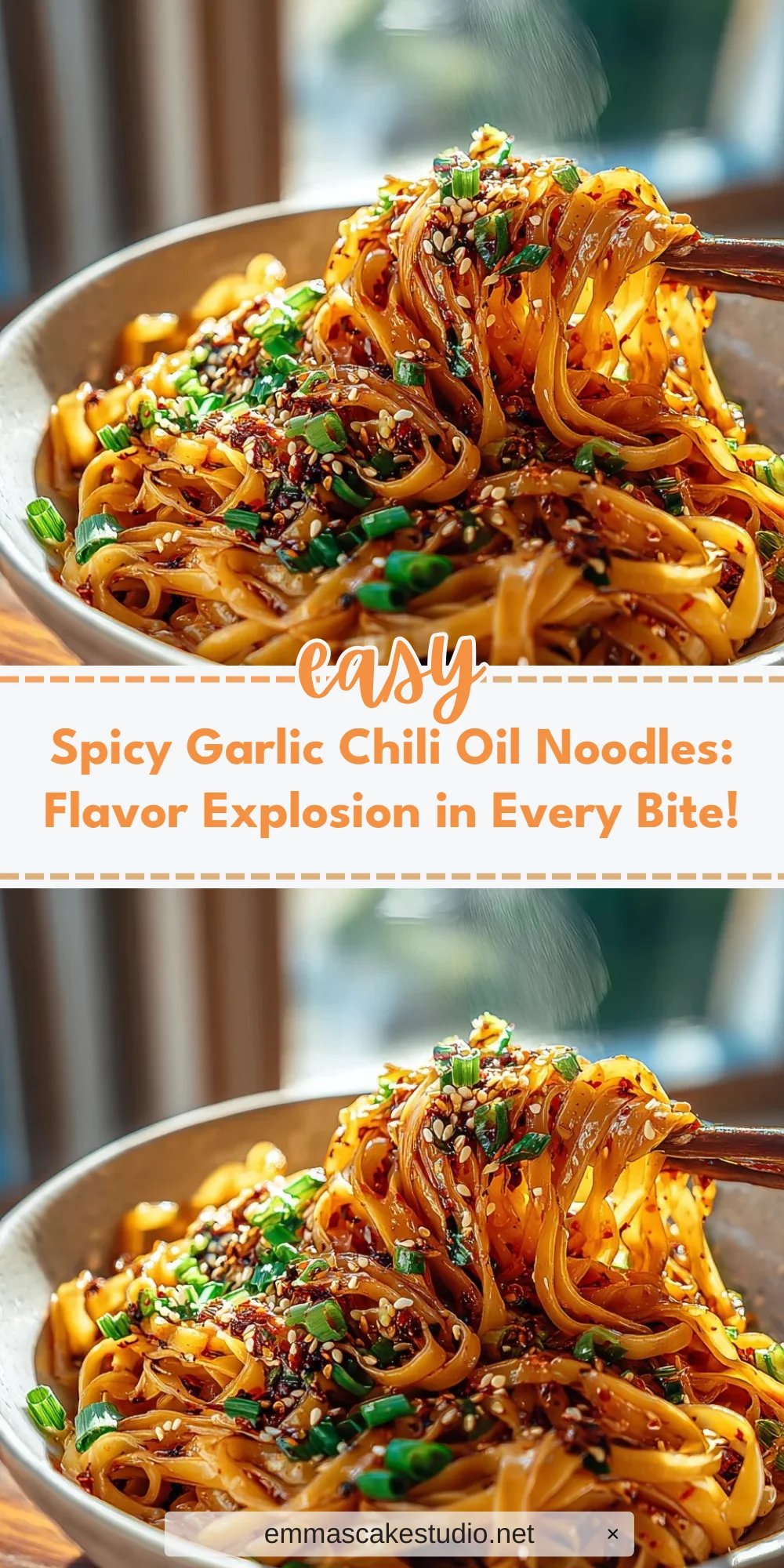 Spicy Garlic Chili Oil Noodles: Flavor Explosion in Every Bite!