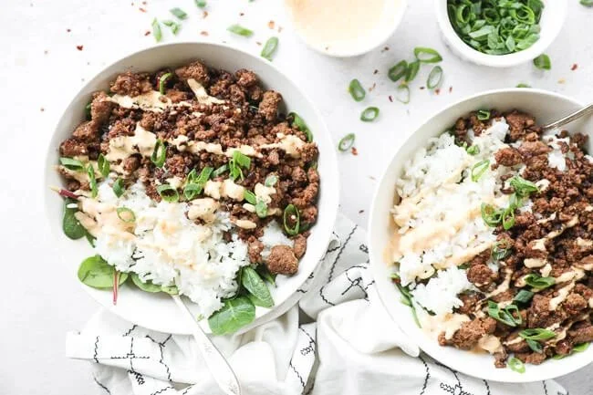 Weeknight Korean Ground Beef Bowls (with Crispy Caramelized Bits)