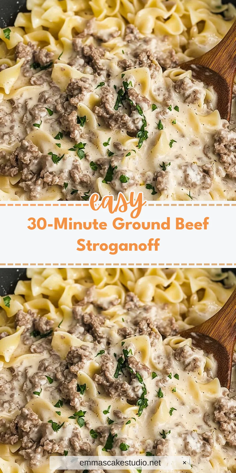 30-Minute Ground Beef Stroganoff