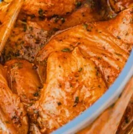 Marinated chicken in Mexican spices ready for grilling