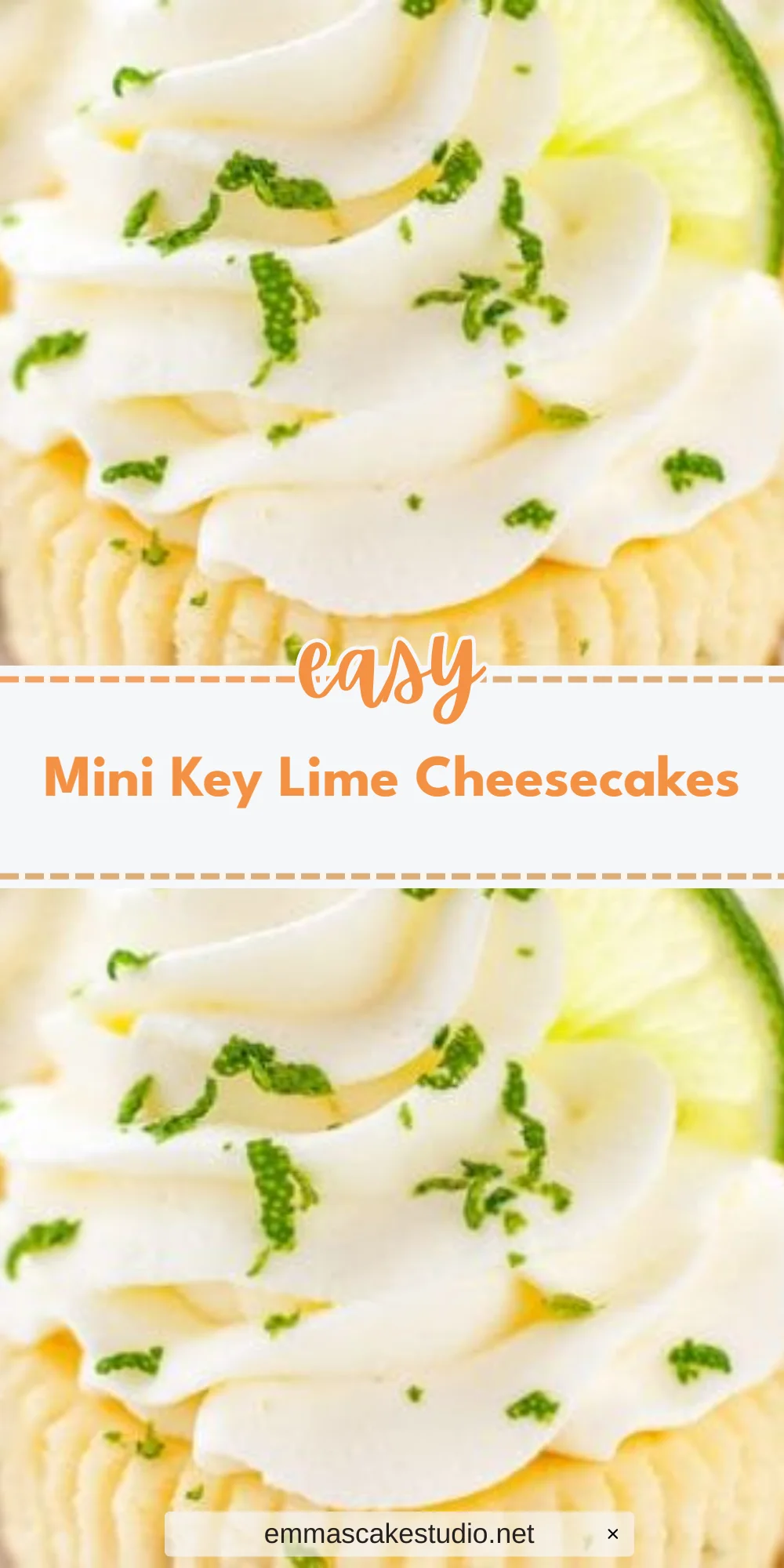 Mini Key Lime Cheesecakes