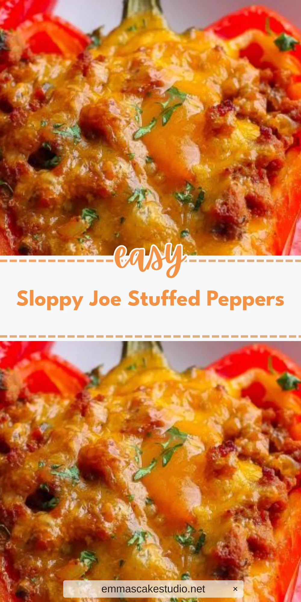 Sloppy Joe Stuffed Peppers