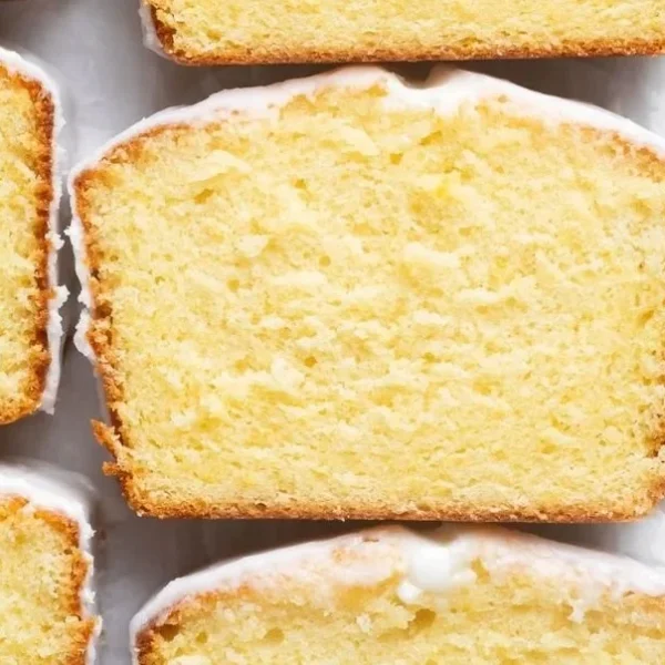 Starbucks copycat lemon loaf cake with lemon glaze