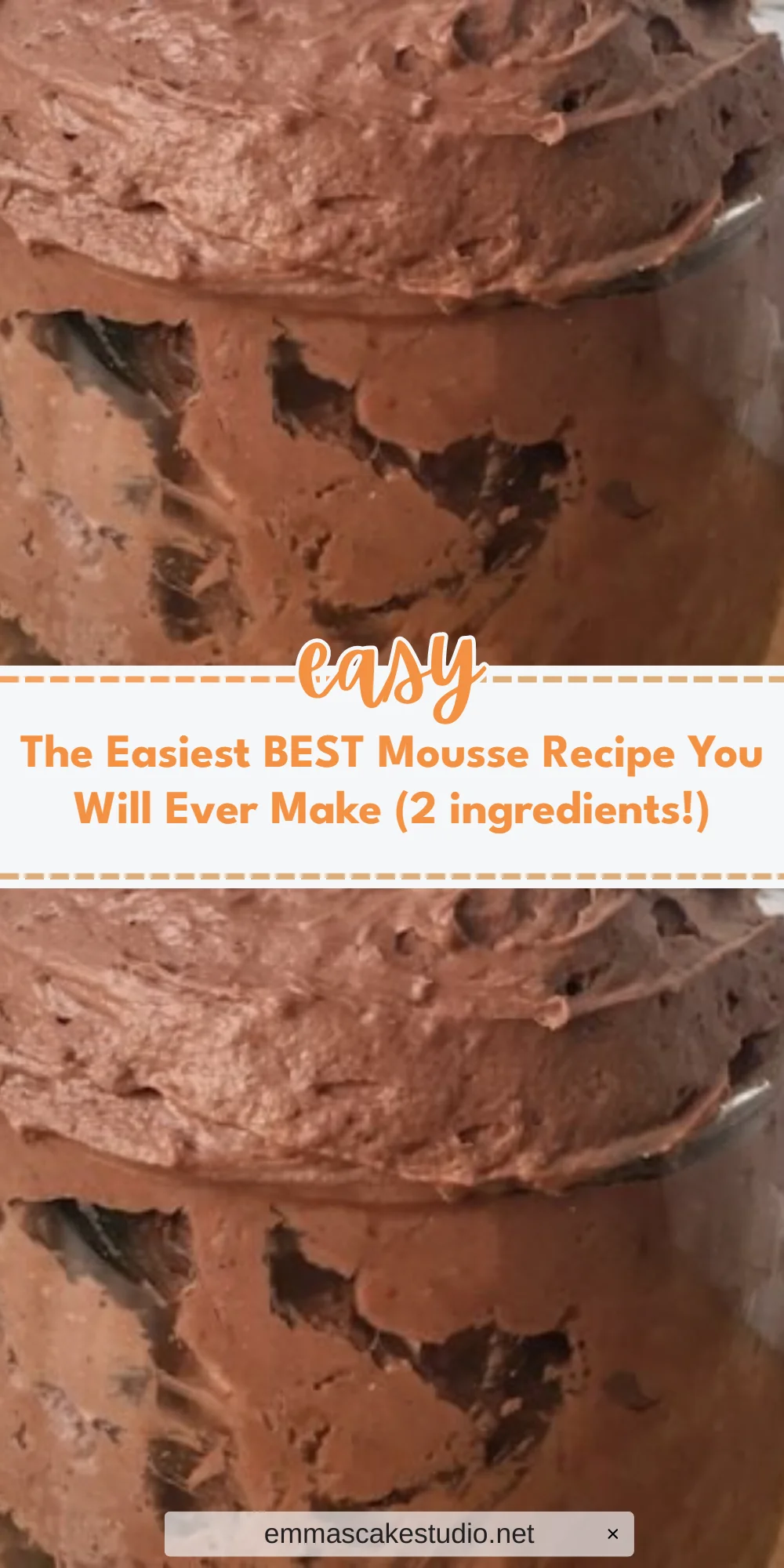 The Easiest BEST Mousse Recipe You Will Ever Make (2 ingredients!)