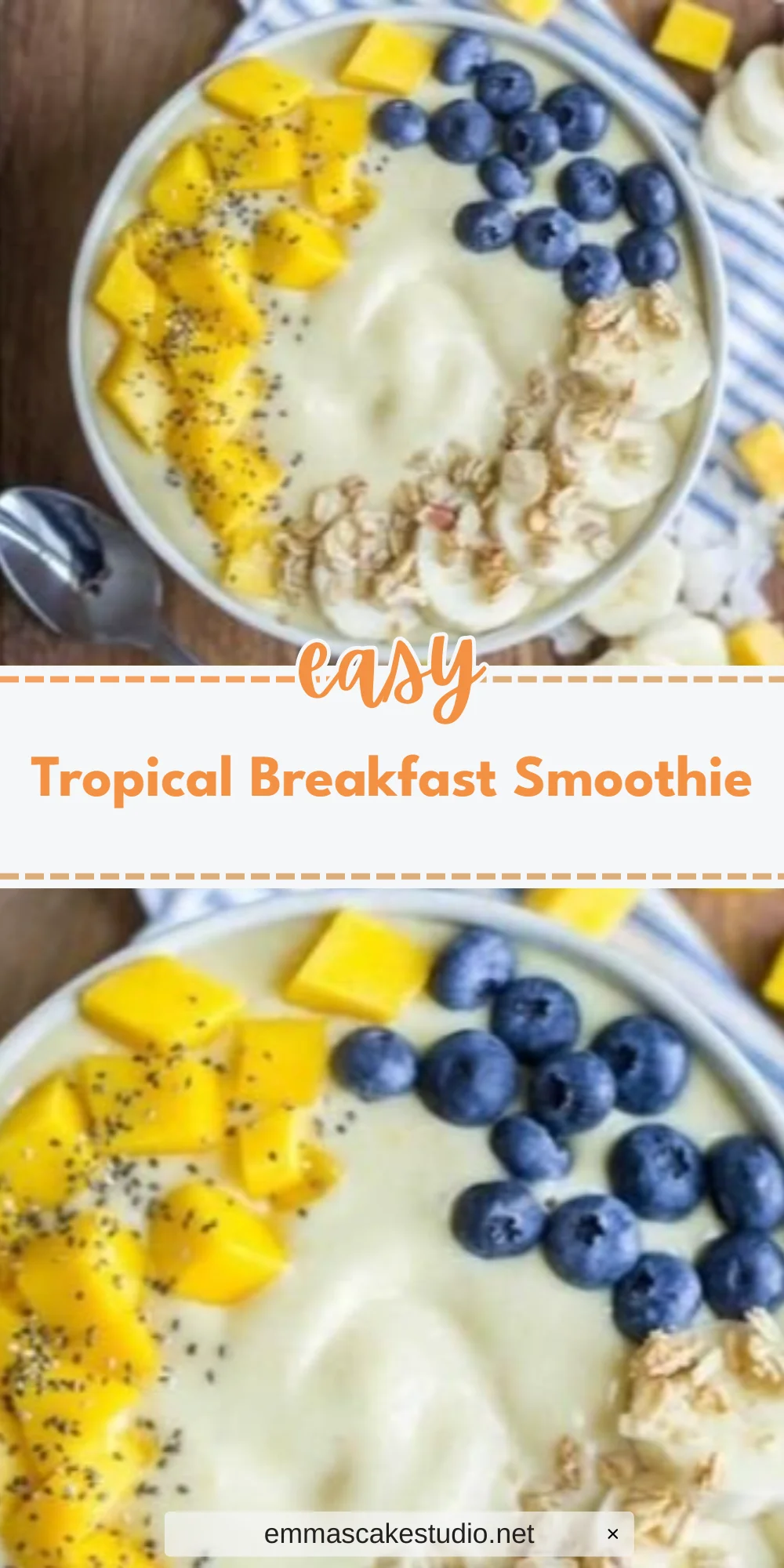 Tropical Breakfast Smoothie